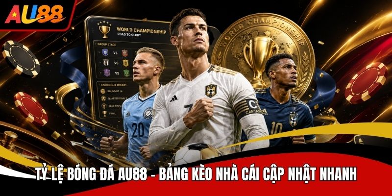 Tỷ Lệ Bóng Đá AU88 Bảng Kèo Nhà Cái Cập Nhật Nhanh